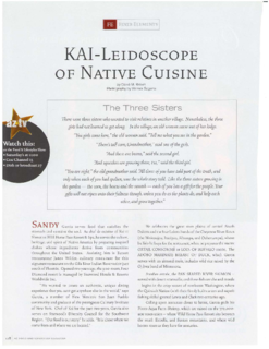 KAI-Leidoscope of Native Cuisine
