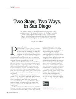 Two Stays, Two Ways in San Diego