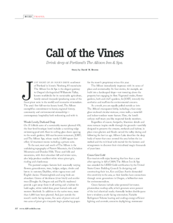Call of the Vines